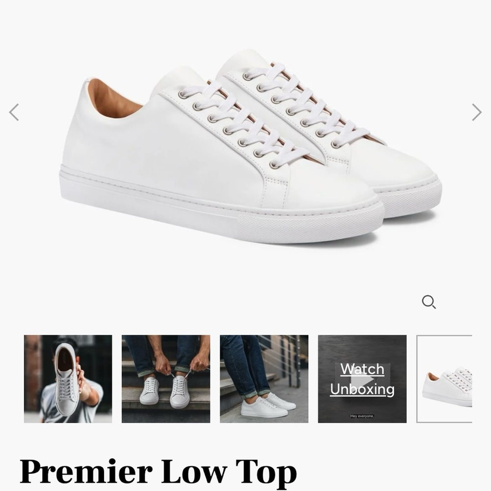 Thursday Boot Company Premier Low Top Sneakers - White